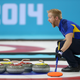 Niklas Edin uses his outdoor voice. Photo: Paul Gilham/Getty Images
